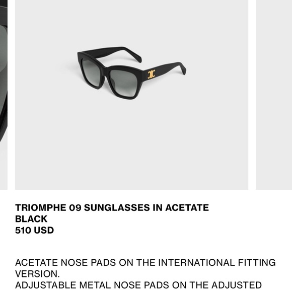 Celine Triumph Sunglasses - Picture 6 of 6